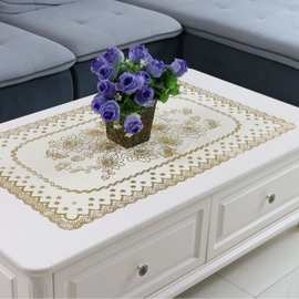 pvc烫金餐垫60*100cm桌垫防油防水