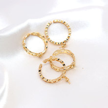 18K��������ɫ��ڎ��бP��ָ��diy�����Ʒ���ָ�h���������