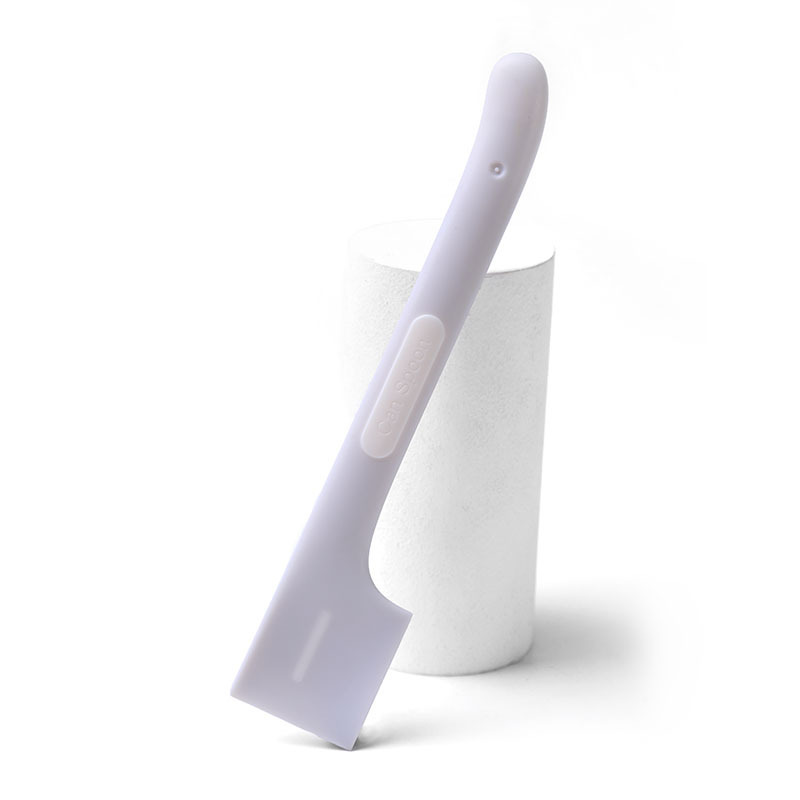 Pet puede cuchara de silicona mango largo gato abrelatas húmedo gato comida cuchara agitación alimentador PET vajilla al por mayor