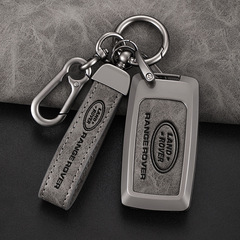 Suitable for Land Rover Key Case: Range Rover, Defender, Velar, Aurora, Discovery 4, and Evoque Keychain with Metal Shell