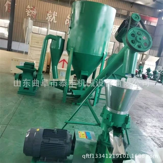 160型鱼虾饲料颗粒机玉米秸秆颗粒机 养殖猪牛羊家禽饲料颗粒机