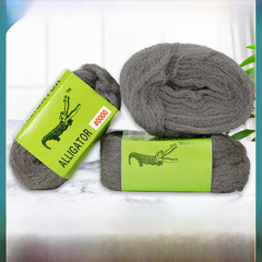 Crocodile Brand Steel Wool Polisher Steel Wool Felt Wood Glass Tile Care Polisher Cleaner 0000# Steel Wool