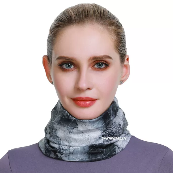 Outdoor sun protection and UV protection face mask for men and women, breathable neck protector, cycling neck gaiter, seamless magic headscarf
