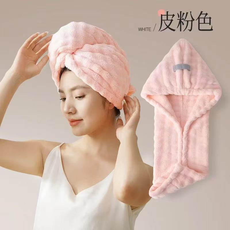姜妍同款干发帽速干长发干发发帽一体毛巾浴巾一片式加大无扣吸水|undefined