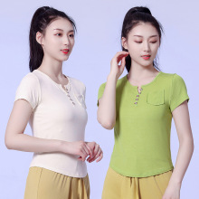 丽萍夏新款修身鬼步舞服装广场舞运动健身操团体跳舞2305表演服