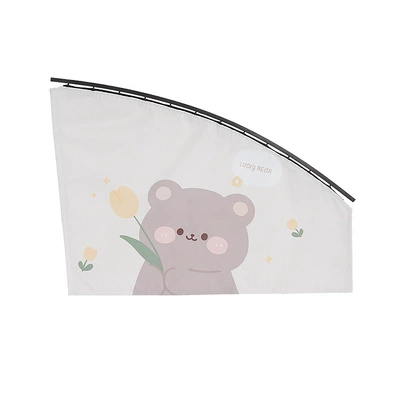 Sunshade Cartoon Rabbit Car – Car curtains - tulip-bear-sunshade-driver