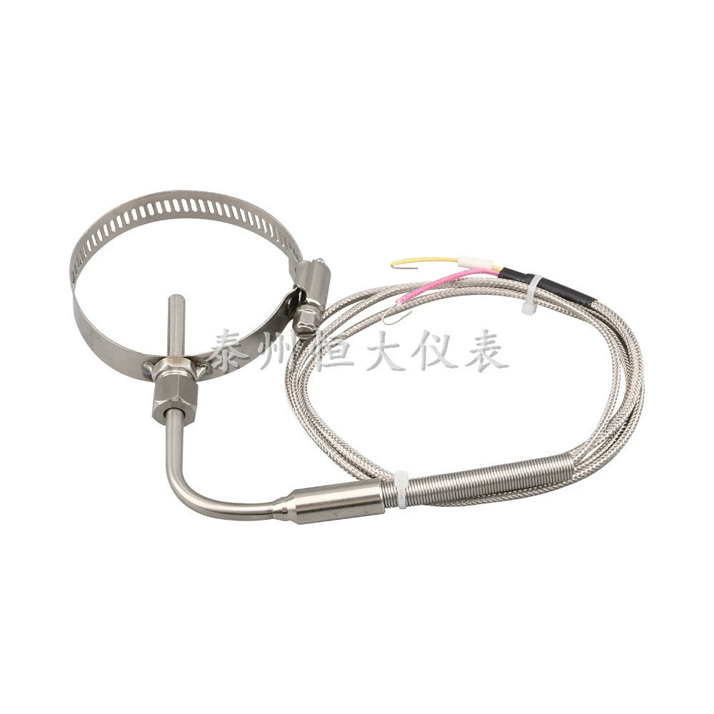 K-образный зонд бронированная термопара с подвижной винтовкой с выдвижным кругом из нержавеющей стали 304 датчик