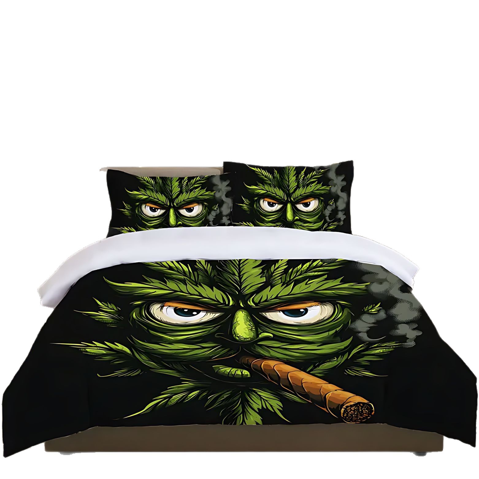 TEMU / JIT diseño de arte abstracto impresión digital 3D abrasión edredón conjunto de ropa de cama comercio exterior exclusivo