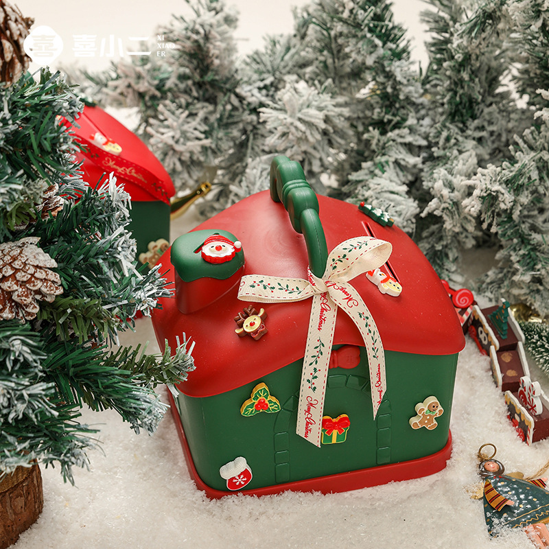 2024新しいクリスマスのギフトボックス新年の子供の収納ボックスの貯金箱の竜年のお祝いのギフトボックスのキャンディーの包装|undefined