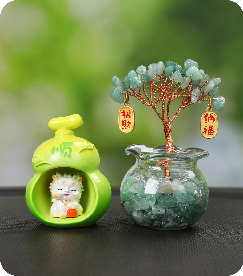 Pixiu Car Ornament Creative Car Decoration Ornament Car Accessories Dashboard Combination Decoration Set