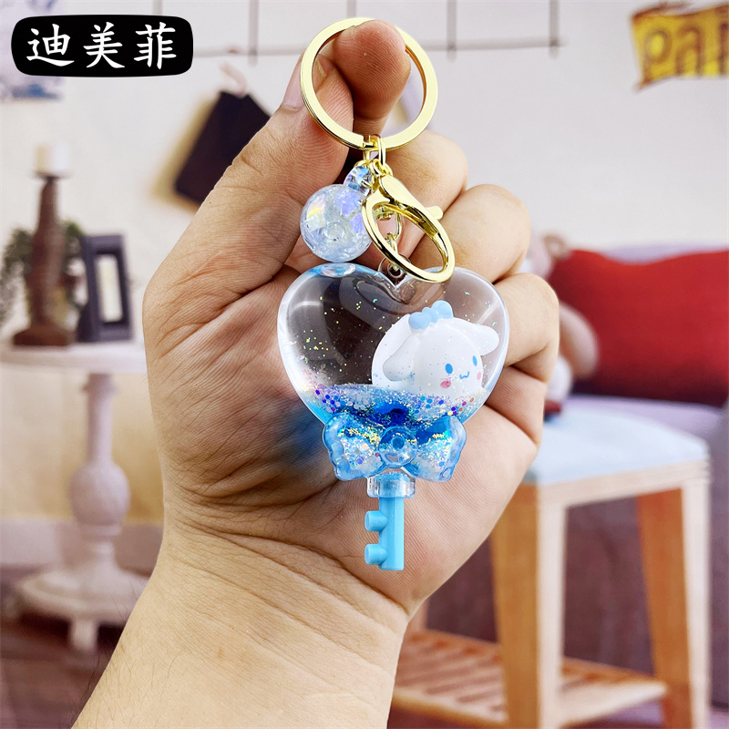 Arenas movedizas corazón corazón llave-perro canela de jade azul