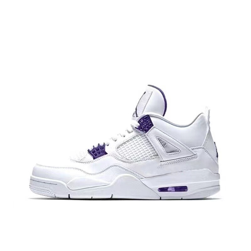 クロスボーダー AJ4 ホワイトセイルホワイトセメントパリエアクッションバスケットボールシューズジョー 4 滑り止め男性と女性の靴スポーツシューズ 36-46|undefined