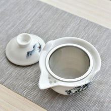 盖碗不烫手普洱茶壶防烫陶瓷家用泡茶器手抓泡茶壶茶水分离杯子