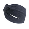Elastic knitted headband for yoga, hairgrip for face washing
