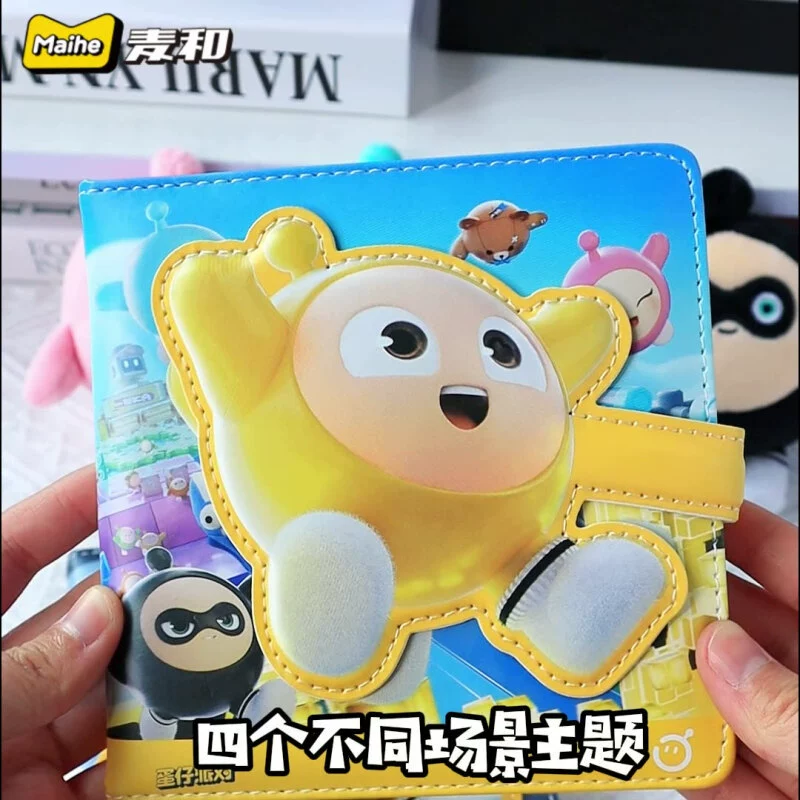 2024 NetEase оригинальная Egg Party магнитная книжка-гардероб, высокоточный справочник, квадратная цветная страница