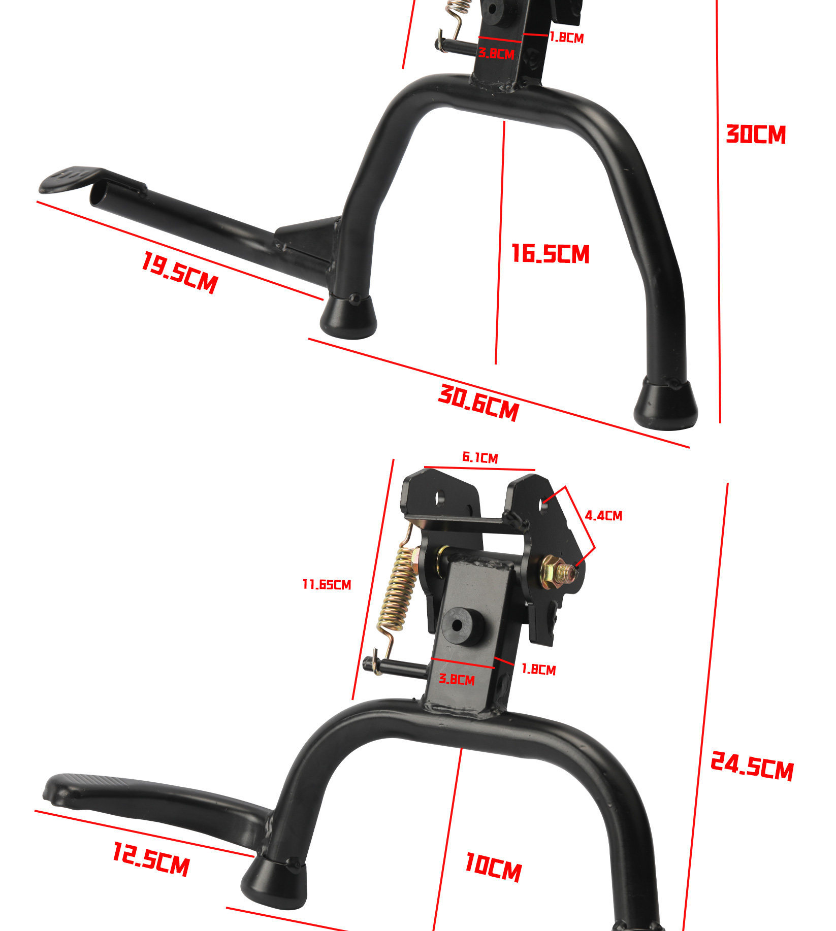 Suitable for Ninebot F Series/Bmax Series, Double-Sided Center Support, Non-Damaging Modification, Stable and Reinforced Kickstand