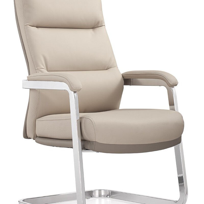 Arched High-Quality Microfiber Leather Conference Chair in Multiple Colors, Comfortable for Long Sitting, High-End Computer Chair, Meeting Chair, Reception Chair