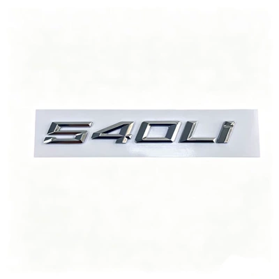 car emblems 530 530Li 520Li: Car logo - 18-23-model-540li-original-car-silver-color