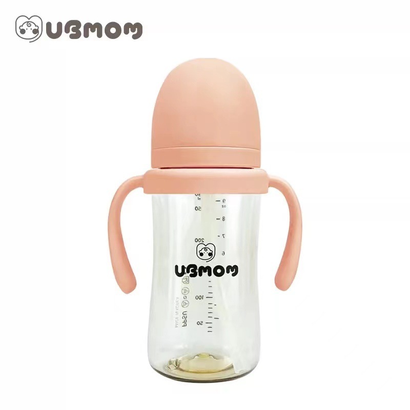 公式偽造防止) 韓国ubmomストロー哺乳瓶赤ちゃんの膨張防止コップ280ml|undefined