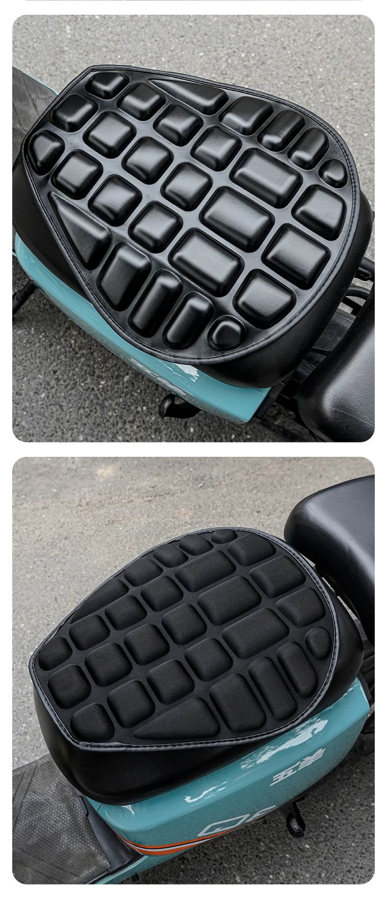 Electric Vehicle Seat Cushion Cover, Motorcycle Cover, Heat Insulation Pad, Scooter, Motorcycle Shock-Absorbing Heat Insulation Pad, Waterproof, Sun Protection, Thickened