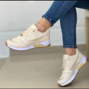 43 plus size sneaker women 2023 spring and autumn new European and American plus size soft bottom color matching European and American leisure sneaker women