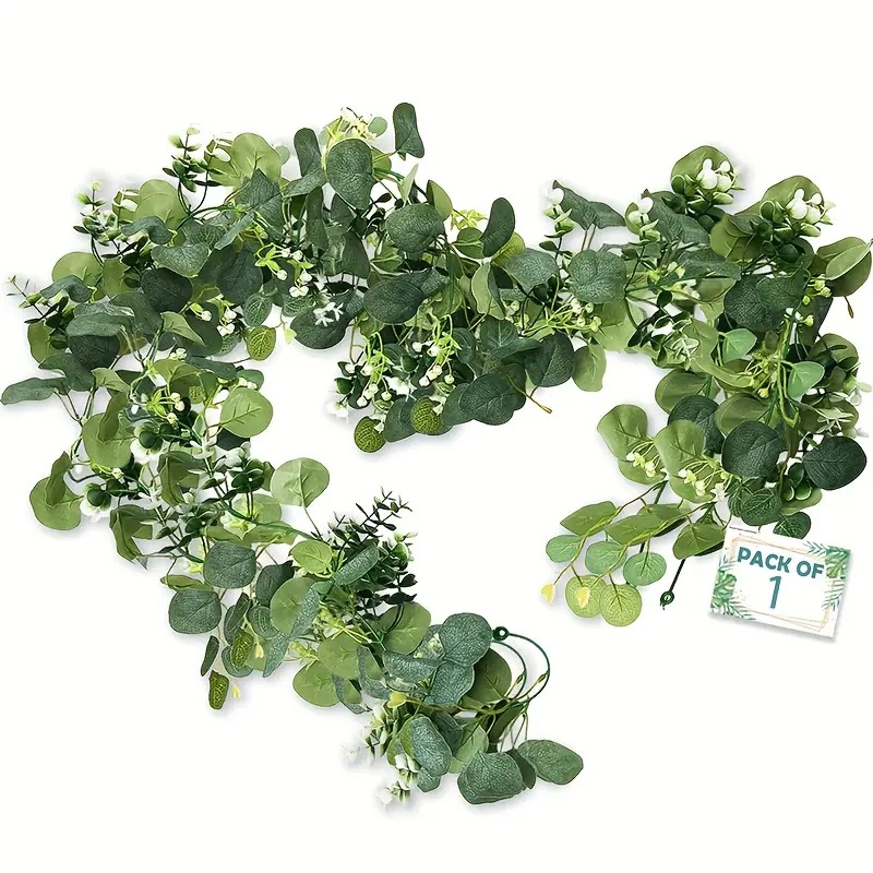 Amazon Vine 180cm Simulated Eucalyptus Rattan Artificial Winding Wedding Arch Decoration Green High Artificial