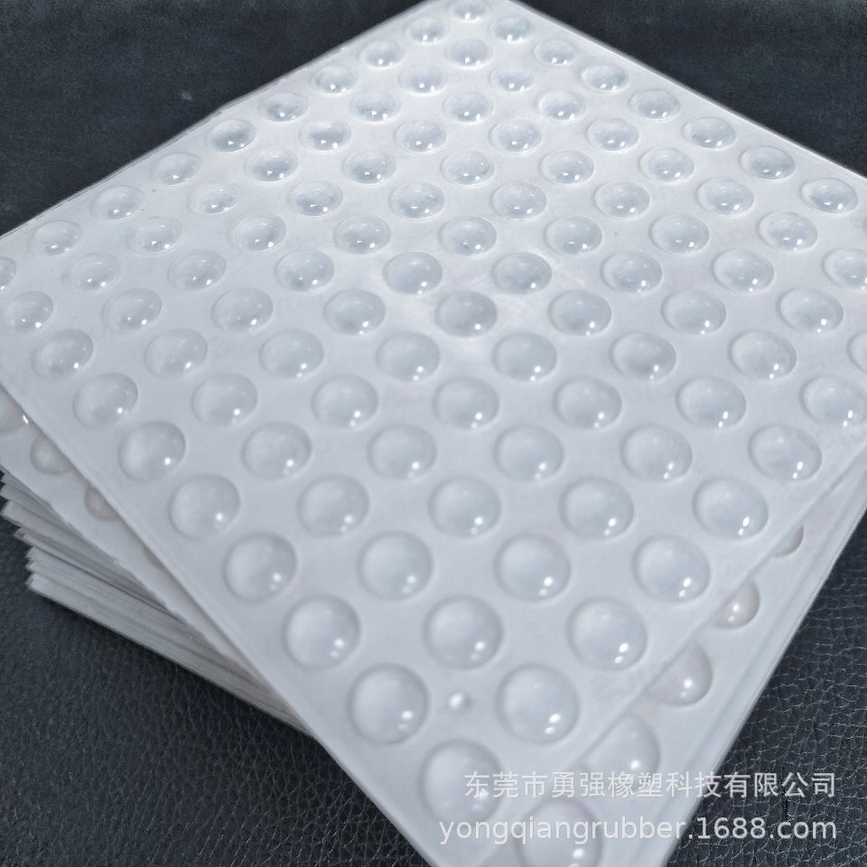 厂家直销硅胶脚垫8*2.5透明半圆玻璃胶垫防滑防撞胶粒减震硅橡胶