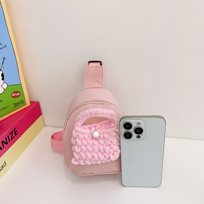 Bolso de niña 2025 nuevo bolso de bebé princesa bolsa de cambio al aire libre bolso de pecho de niña universal