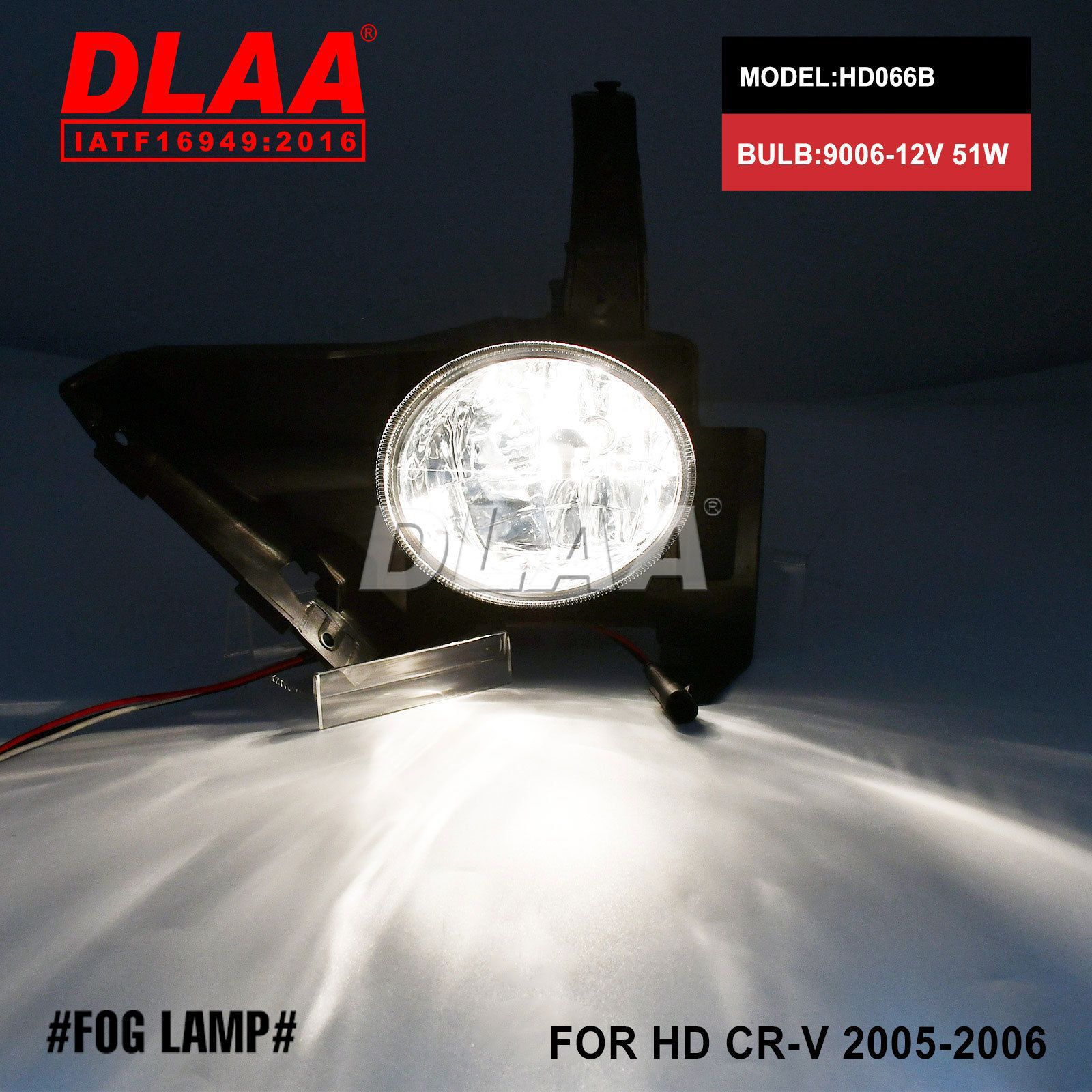 Aplicable a Honda 05 06 CRV Sewe conjunto de luz de niebla delantera luz de conducción halógeno luz de parachoques delantera image 4