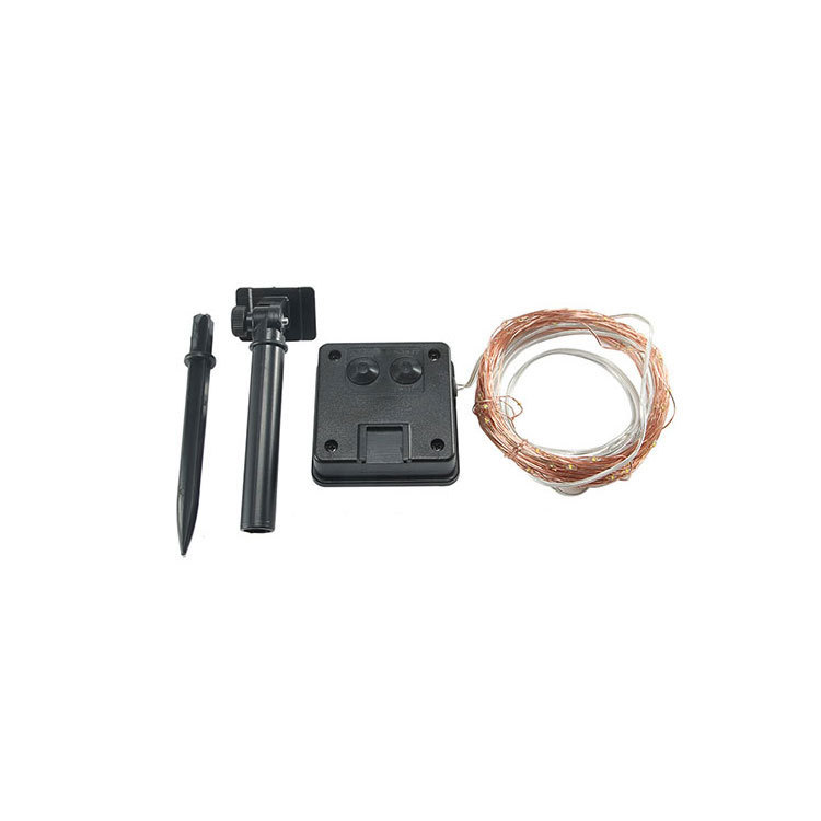 LED lámpara de alambre de cobre solar iluminación exterior lámpara de color decoración festiva balcón patio jardín exterior