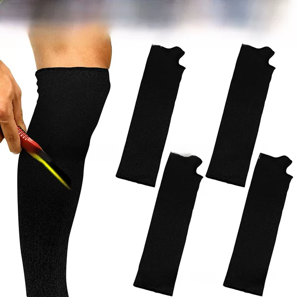 Manufacturer's In-Stock Hppe Cut-Resistant Leg Guards for Glass Gardening, Lawn Mowing, Ankle Protection, Labor and Mountaineering Knee Pads, Cut-Resistant and Wear-Resistant
