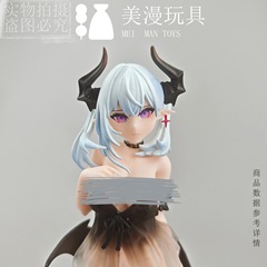 跨境爆款温感漆Lilith小恶魔莉莉丝美少女手办桌面书架机箱摆件