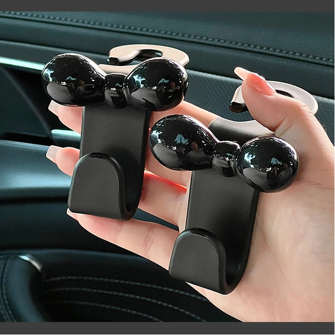 ドーパミンボウカーフック車のシートバックフック車内収納ピンクガールズカー装飾