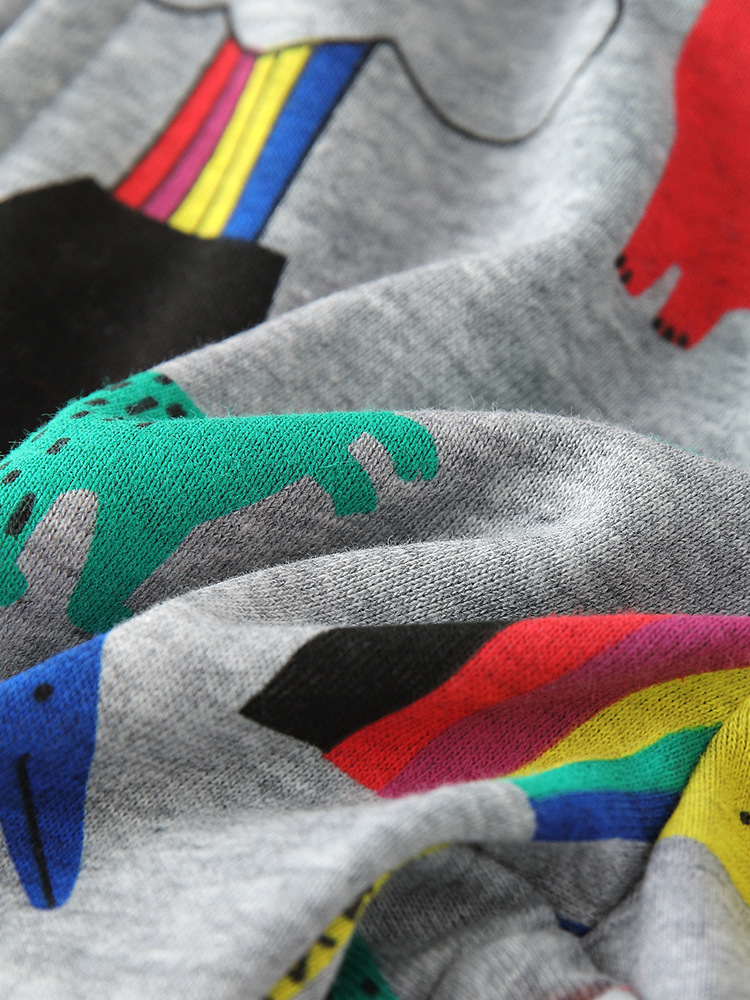 Transfronterizo malwee pantalones de niños otoño y invierno nuevos pantalones de niños de mediano tamaño impresión hermosa cintura elástica para niños image 4
