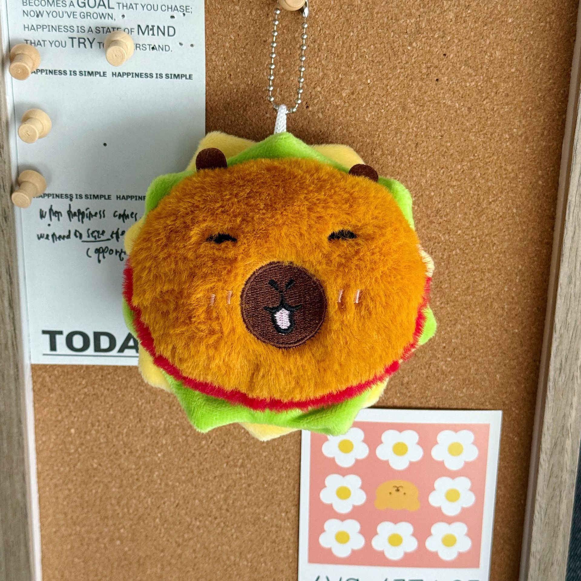 삐걱거리는 카피발라 버거 [약 12*11cm]