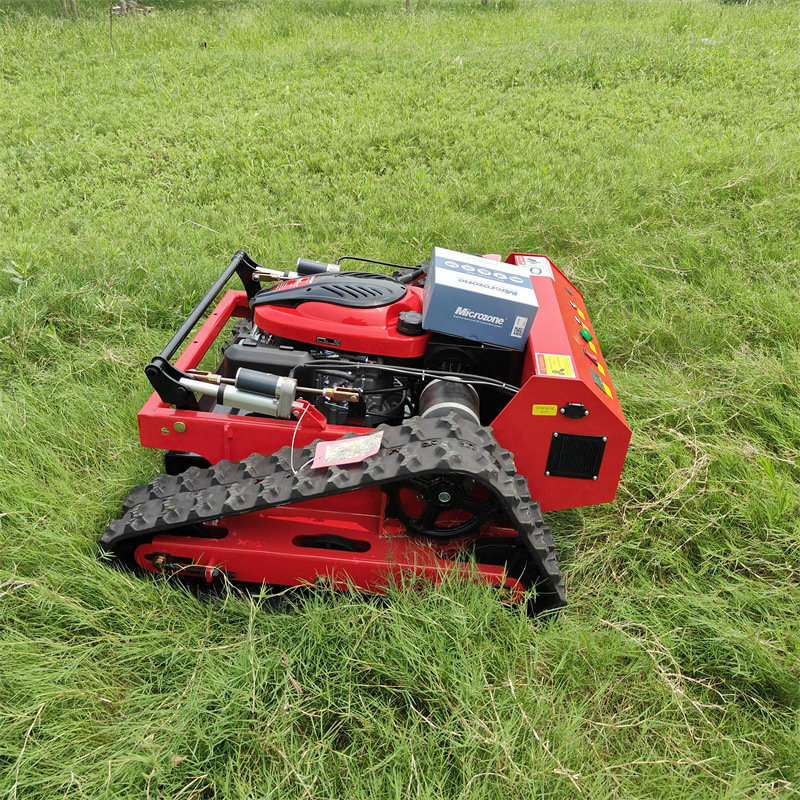 草坪遥控电动小型除草机 农用汽油打草机 电动小型除草机