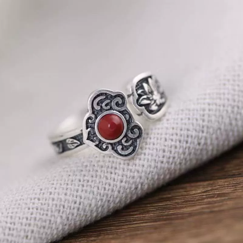 Retro fashionable ethnic ring, ethnic style