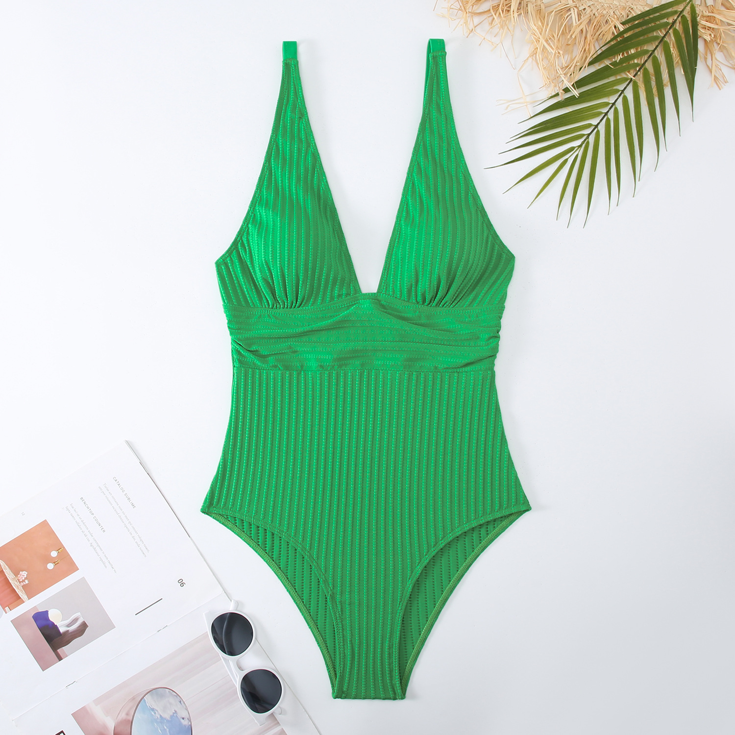 Women's Sexy Solid Color 1 Piece One Piece Swimwear display picture 29