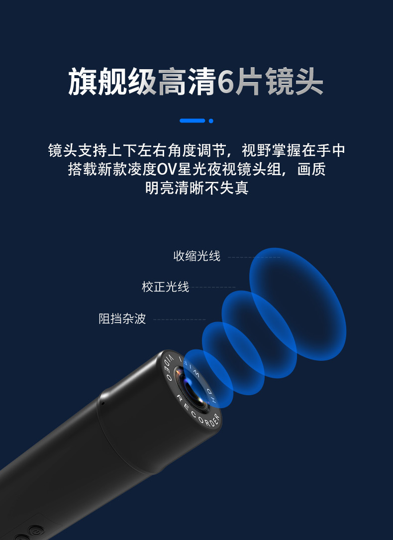 New motorcycle electric car 2K HD driving recorder WIFI waterproof anti-shake outdoor riding sports camera