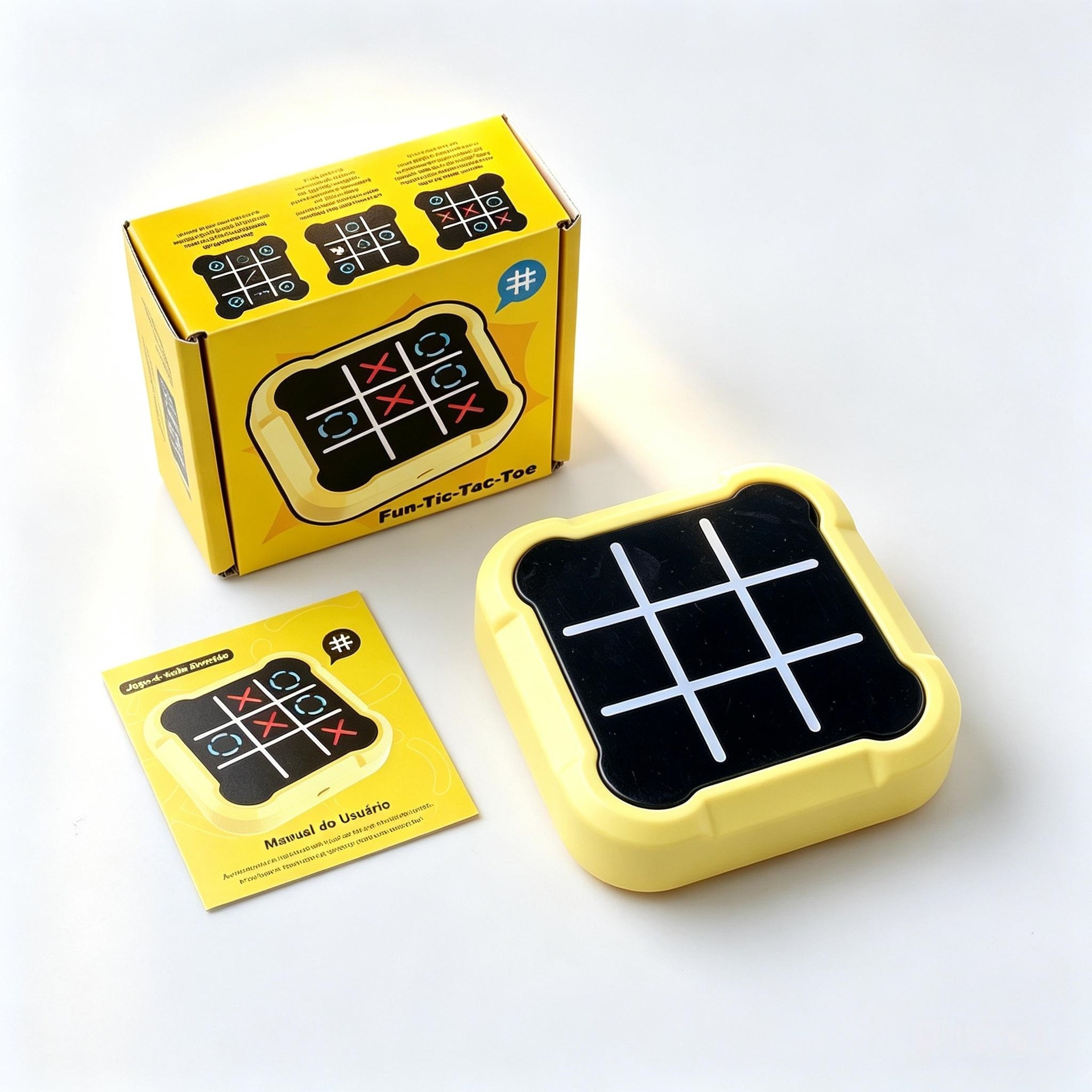 Cross-Border English Packaging Handheld Electronic Touch Screen Tic-Tac-Toe Toy Children's Educational Parent-Child Interactive Toy