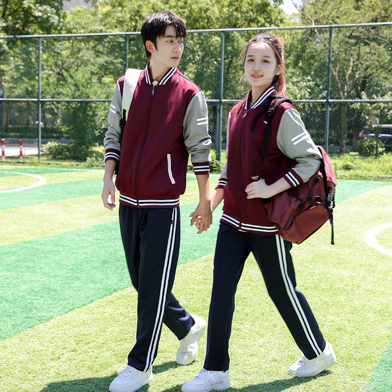 중학교 교복 세트 초중고 학생 여름 반팔 고교생 봄 · 가을 야구 유니폼 수업 유니폼 스포츠 3 종 세트