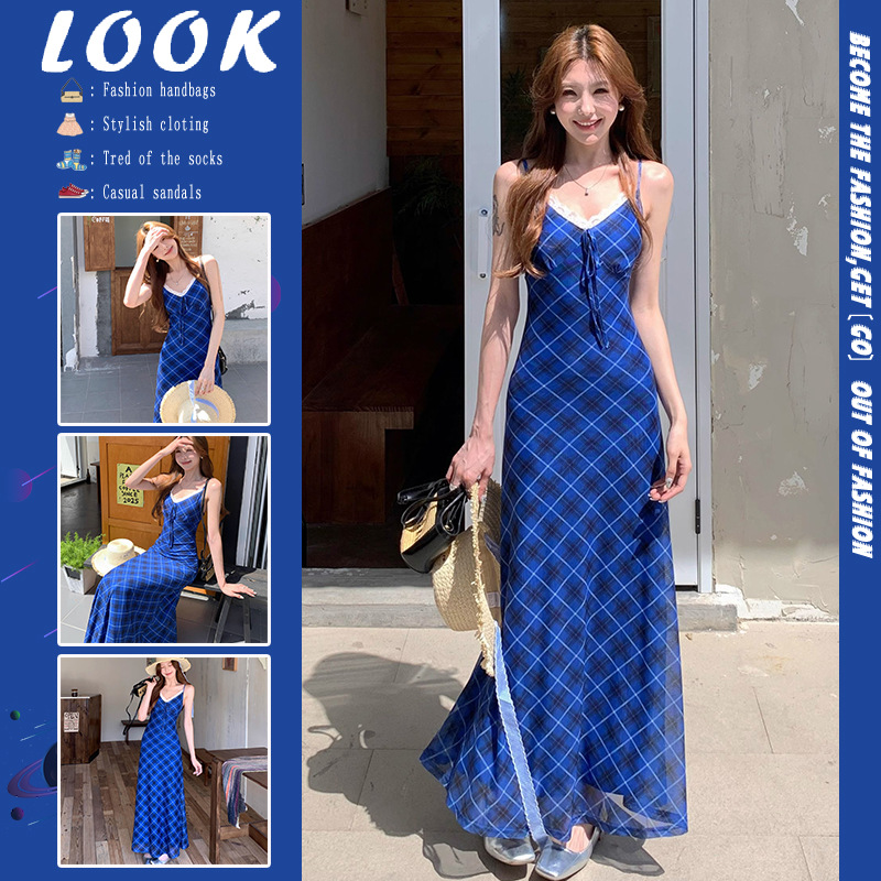 Retro summer fashionable dress