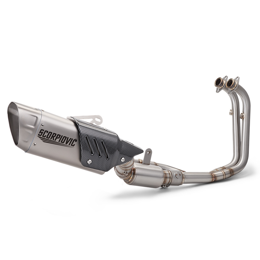 Motorcycle Exhaust Pipe Refitting Excelle 321R 321RR Stainless Steel Front Section and Tail Section suit Non-destructive Installation