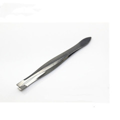 Stainless steel eyebrow clip tweezers eyebrow clip slanted mouth beauty makeup small eyebrow clip eyebrow clip