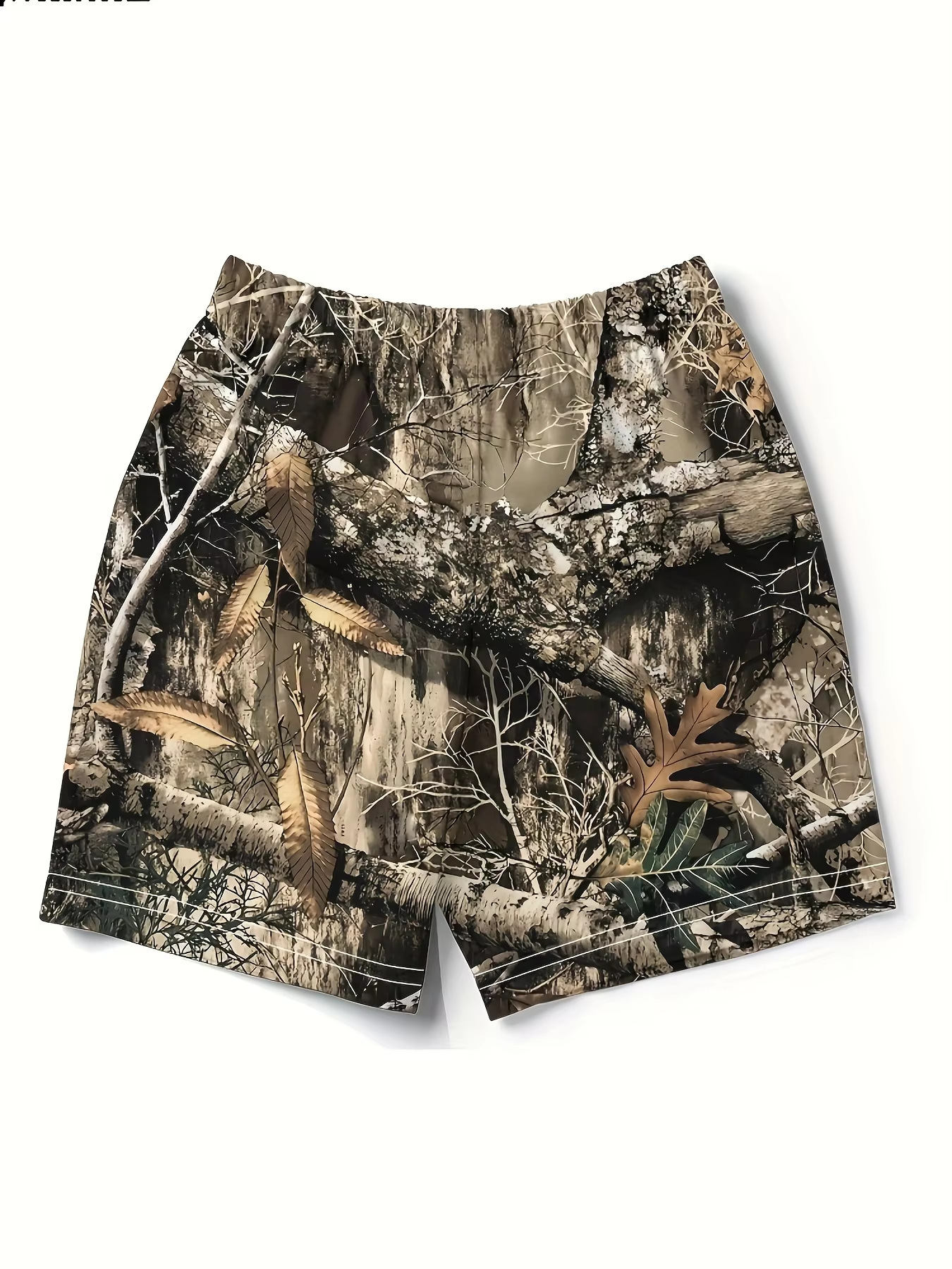 Men's Shorts Camouflage Quick Drying Loose Fit Beach Trunks_voghion.com