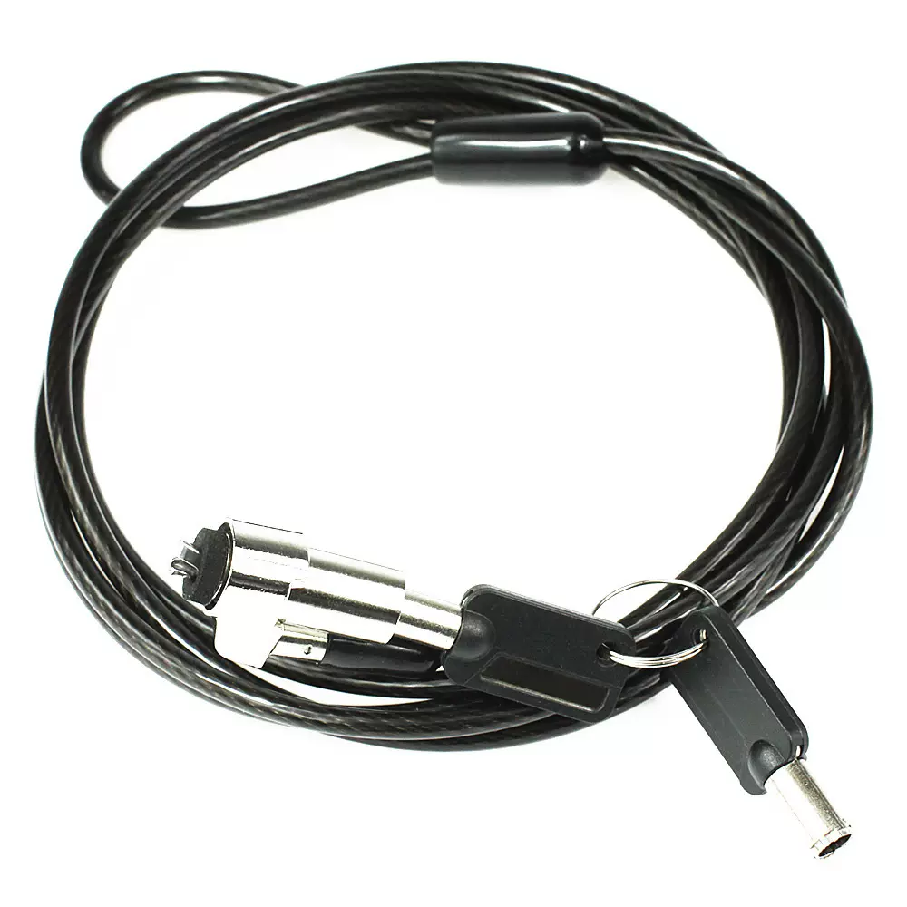 YH1183 平板笔记本电脑锁 安全电缆锁笔记本锁 防盗防剪钢丝1-2米