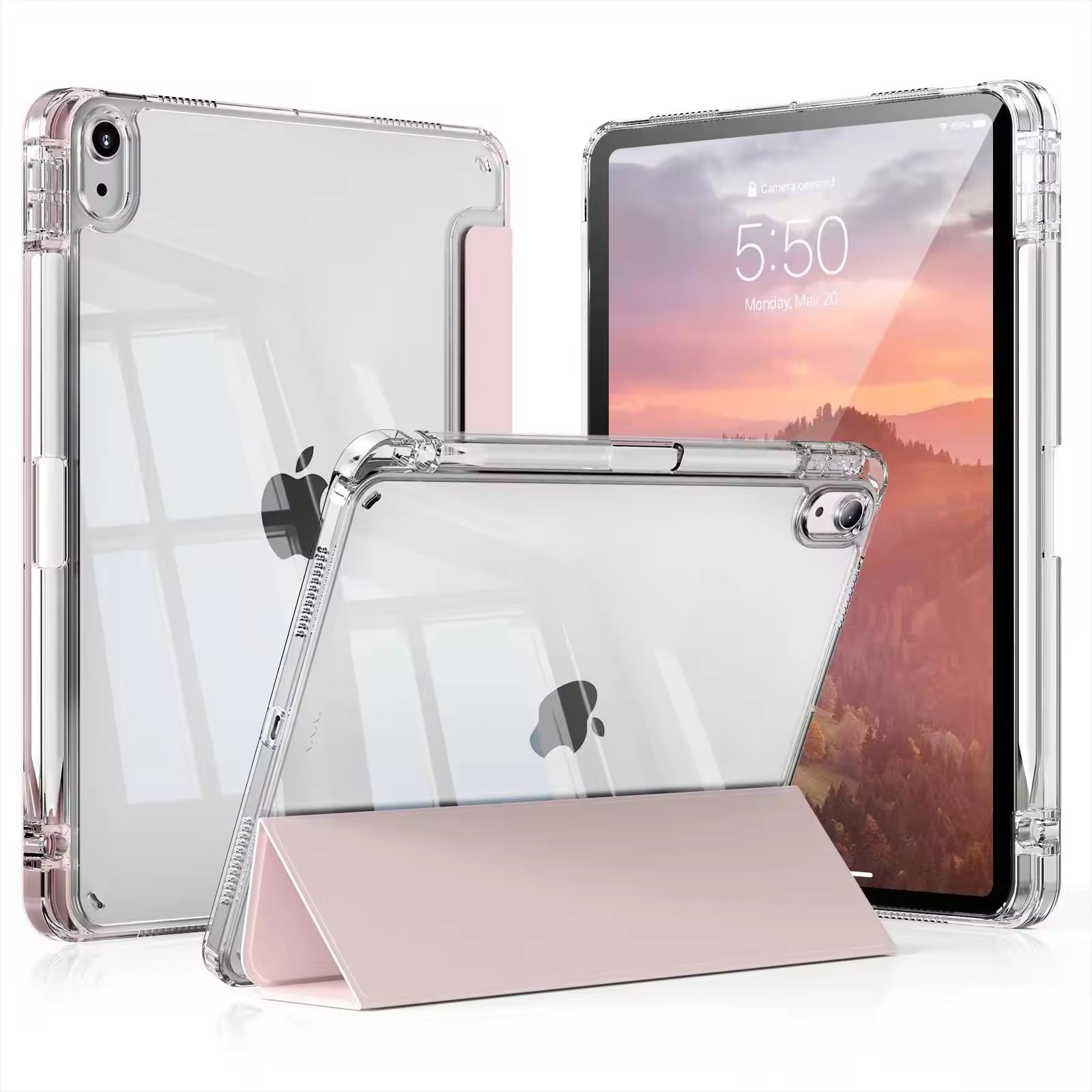 新款Air8/iPad12代透明亚克力保护套 透明DYIiPad亚克力保护套壳