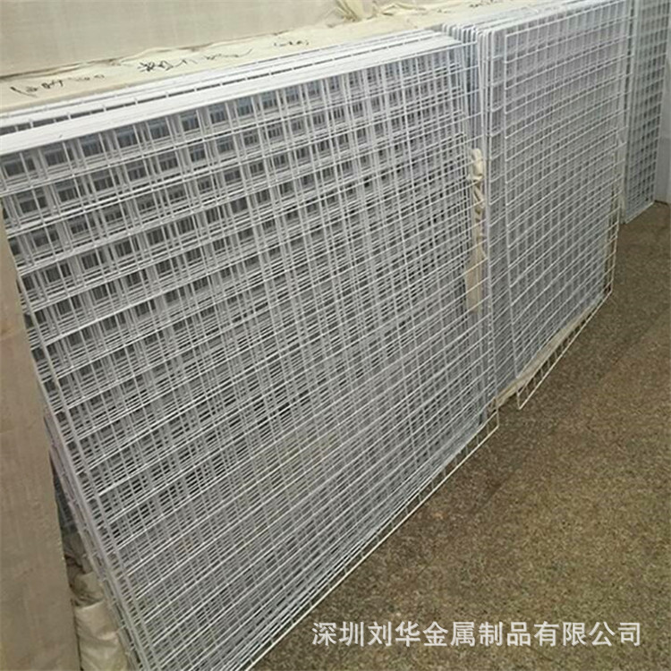 白色方格网片 火锅调料挂网网片超市小饰品挂网 白色铁丝网