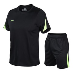 Men's Summer Fitness Short Sleeve T-Shirt, Men's Quick-Dry Clothes, Running Loose Casual Sportswear, Plus Size