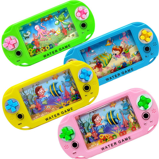 Classic large children's ring game machine toy plastic water machine toy early education puzzle nostalgic stall hot sale